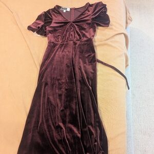Celebrate DB Studio. Size 6 Velvet Dress Maxi